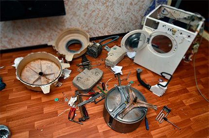 Wasmachine reparatie