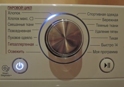 Chế độ kiểm tra của máy giặt