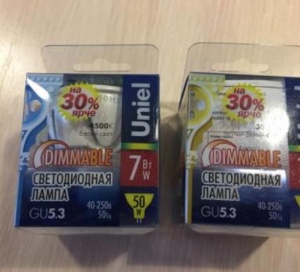 Dimmable lamps