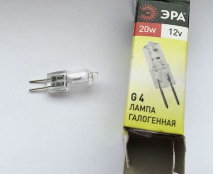 Laagvolt halogeenlamp G4 Era