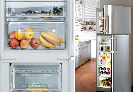 Ergonomic na mga refrigerator ng tatak kendi