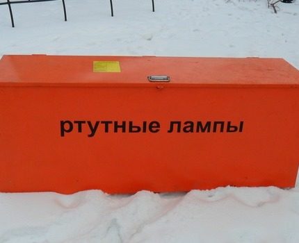 Pojemnik na lampę