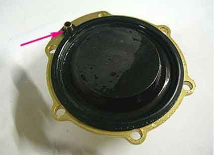 Membrane control pin