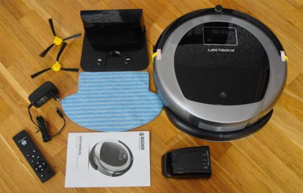 Ang hitsura ng robot na Liectroux B6009