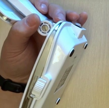 Knop om de lamp stand-alone te zetten