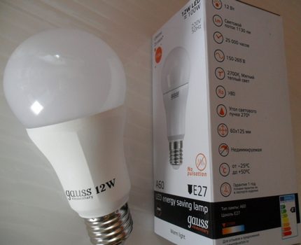 LED klasikong lampara