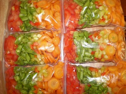 Đóng băng một lô lớn sản phẩm cùng một lúc