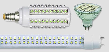 Verschillende led-lampen
