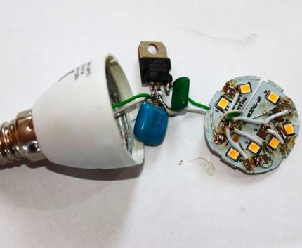 Gloeilamp printplaat