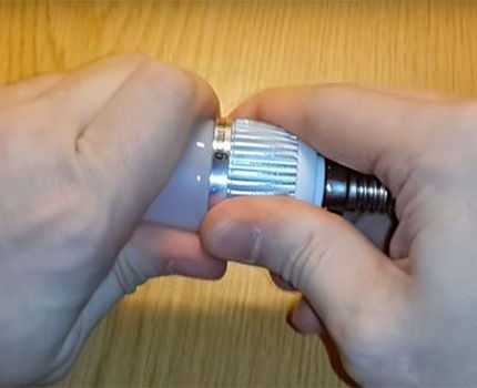 LED-lamp spinproces