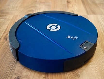 Blue Kitford Robot Vacuum Cleaner