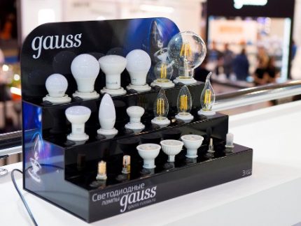 LED Gauss-lampen