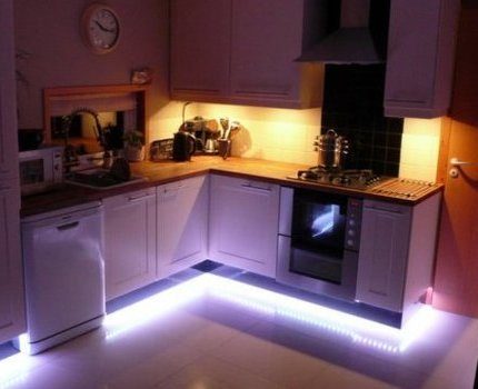 Ledstrip op meubelen