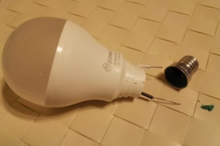LED-lampvoet