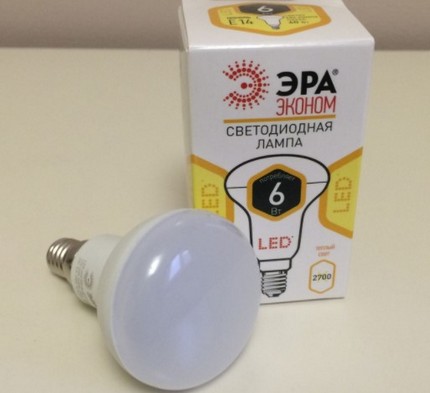 LED lamp E14 tijdperk