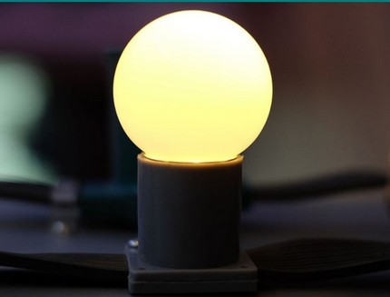 Berijpte lamp in LED-lamp
