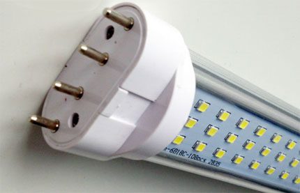 Drie rijen LED-lamp
