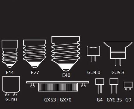LED-lampvoet
