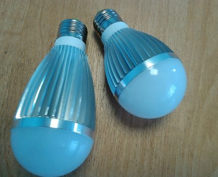 Đèn LED với chân đế cổ điển