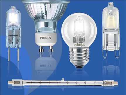 Soorten halogeenlampen