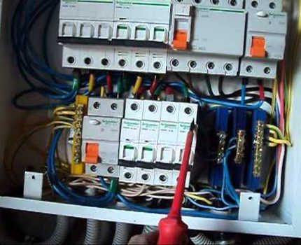 RCD w panelu dystrybucyjnym
