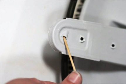 Mechanische reiniging van sproeiers