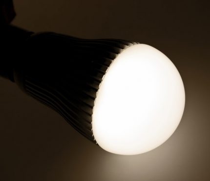 LED-lamp in het werk