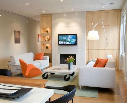 Verlichting met ijslampen in de kamer