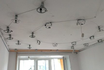 Spotverlichting installatie