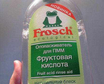 Liquide de rinçage Frosch pour lave-vaisselle