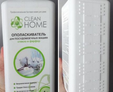 Emballage de produit de rinçage Clean Home