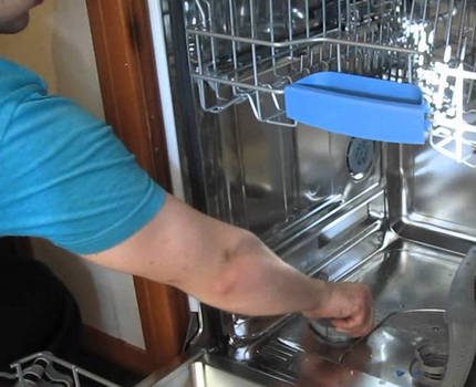 Vaatwasser interieur