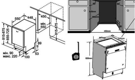 Schemat instalacji zmywarki
