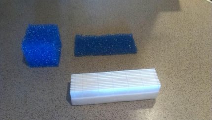 Mga filter para sa paghuhugas ng vacuum cleaner