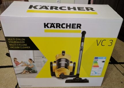 บรรจุภัณฑ์เครื่องดูดฝุ่น Karcher VC3
