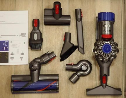 Lahat ng mga nozzle ng Dyson