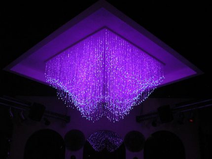 Fiber optic ceiling dekorasyon