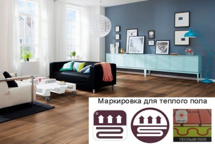 Linoleum na podłogę izolowaną termicznie