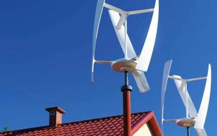 Windmolen voor een woonhuis