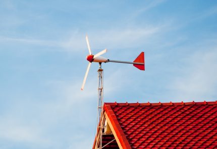 Huishoudelijke windturbine