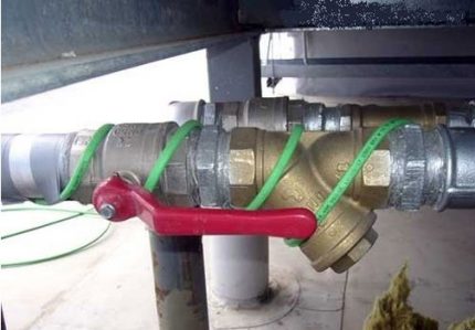 Buiswikkeling met verwarmingskabel