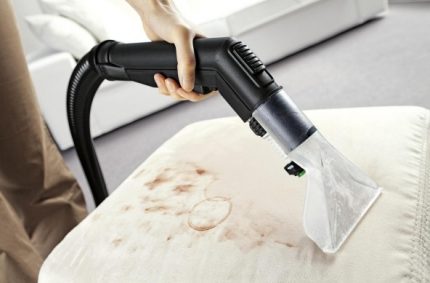 เครื่องดูดฝุ่นซักผ้าสำหรับเฟอร์นิเจอร์ตกแต่ง