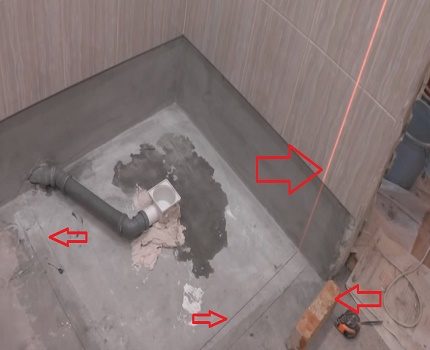 Zijkant van de pallet