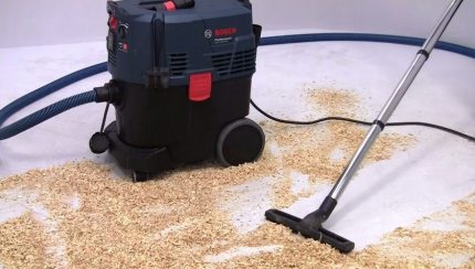 Ang mga sukat ng mas malinis na vacuum
