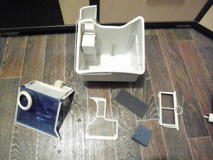 Na-disassembled Aquafilter