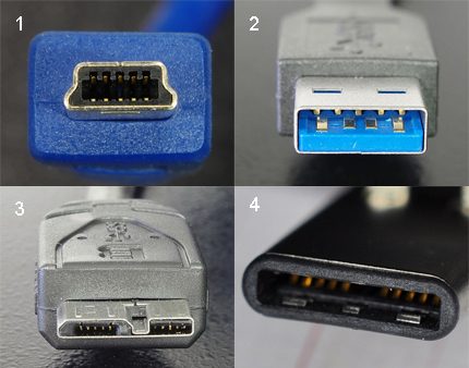 USB 3.x-connectoren