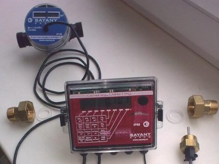 Bộ đếm với cảm biến nhiệt độ