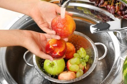 Proper fruit wash