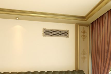 Wewnętrzny grill wentylacyjny