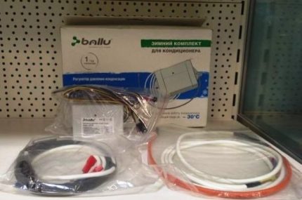 Winterkit voor buitenunit